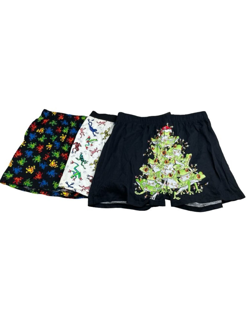 NEW Lot Of 3 Men's Tree Frog Boxer Shorts • Medium & Large